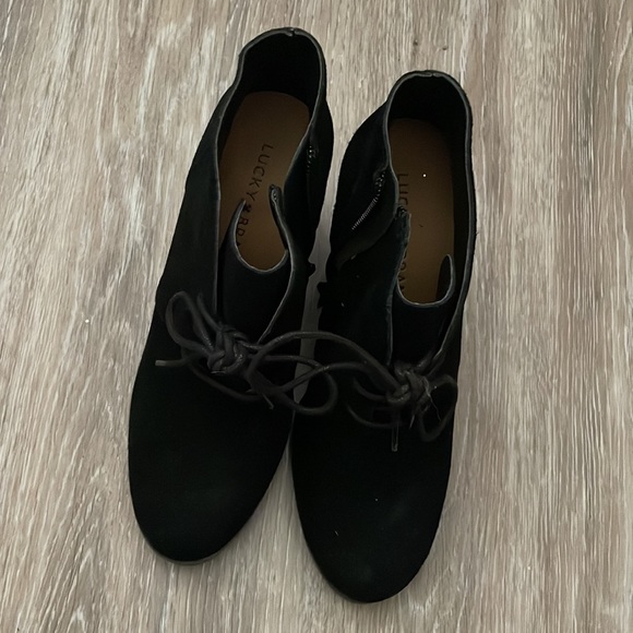 Suede leather wedges - Picture 4 of 7